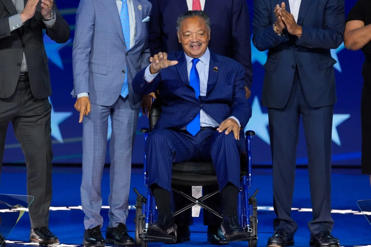 Trump praises the deceased Jesse Jackson a good man with a lot personality and courage