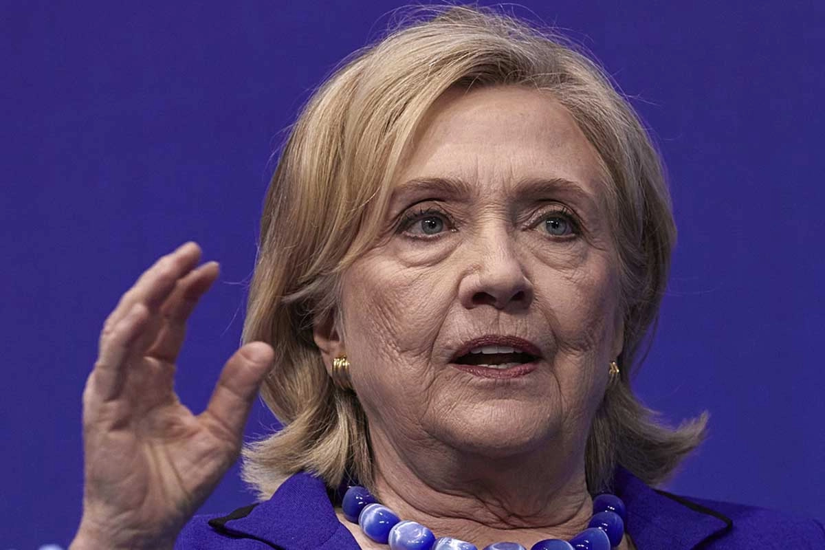 Hillary Clinton claims that Republicans are trying to make it harder for married women to vote