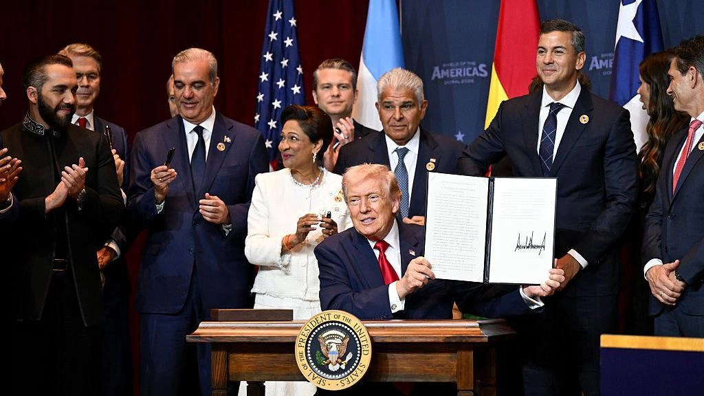 Trump announces the creation of an anticartel military coalition at the Shield of the Americas summit in Miami