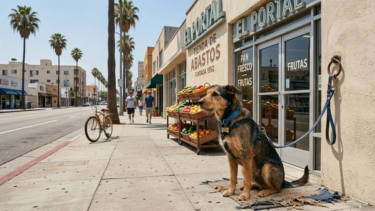 Is legal to tether your dog outside a store in California This says the law