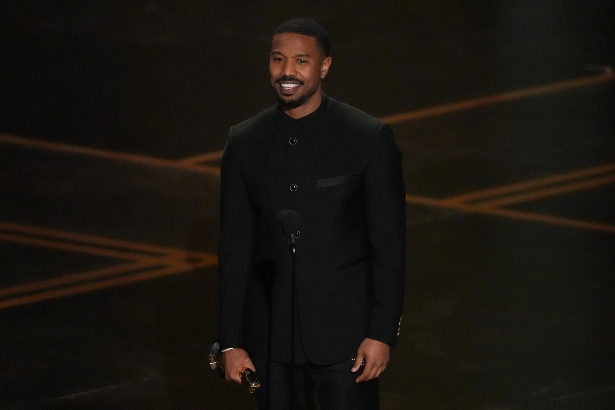 Michael B Jordan dedicates his first Oscar to his parents in an unforgettable speech