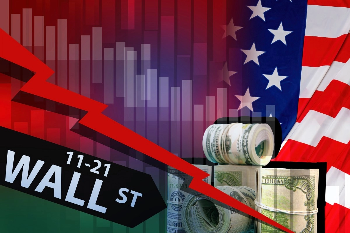 Stocks fall and erase Mondays earnings while oil rises