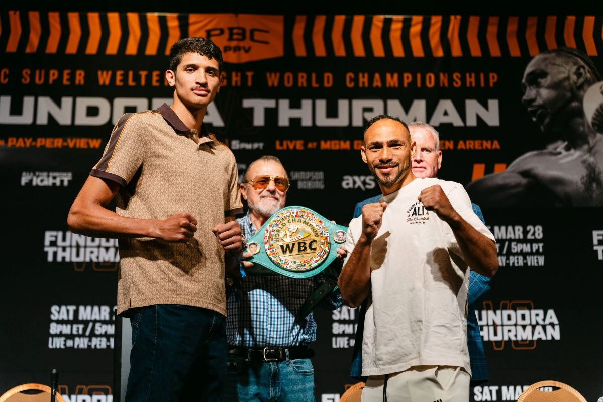 Sebastin Fundora warns that he will knock out Keith Thurman in Las Vegas