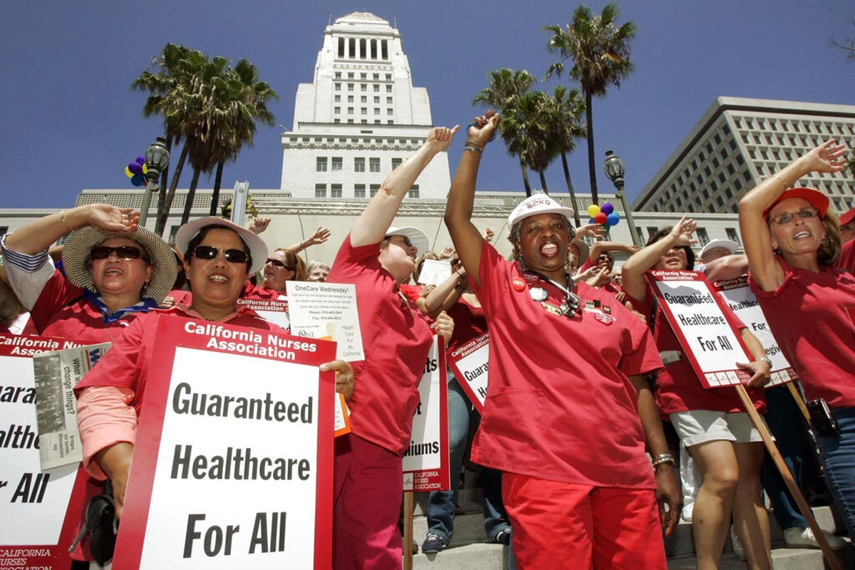 California Nurses Association promotes Guaranteed Health Care For All Act