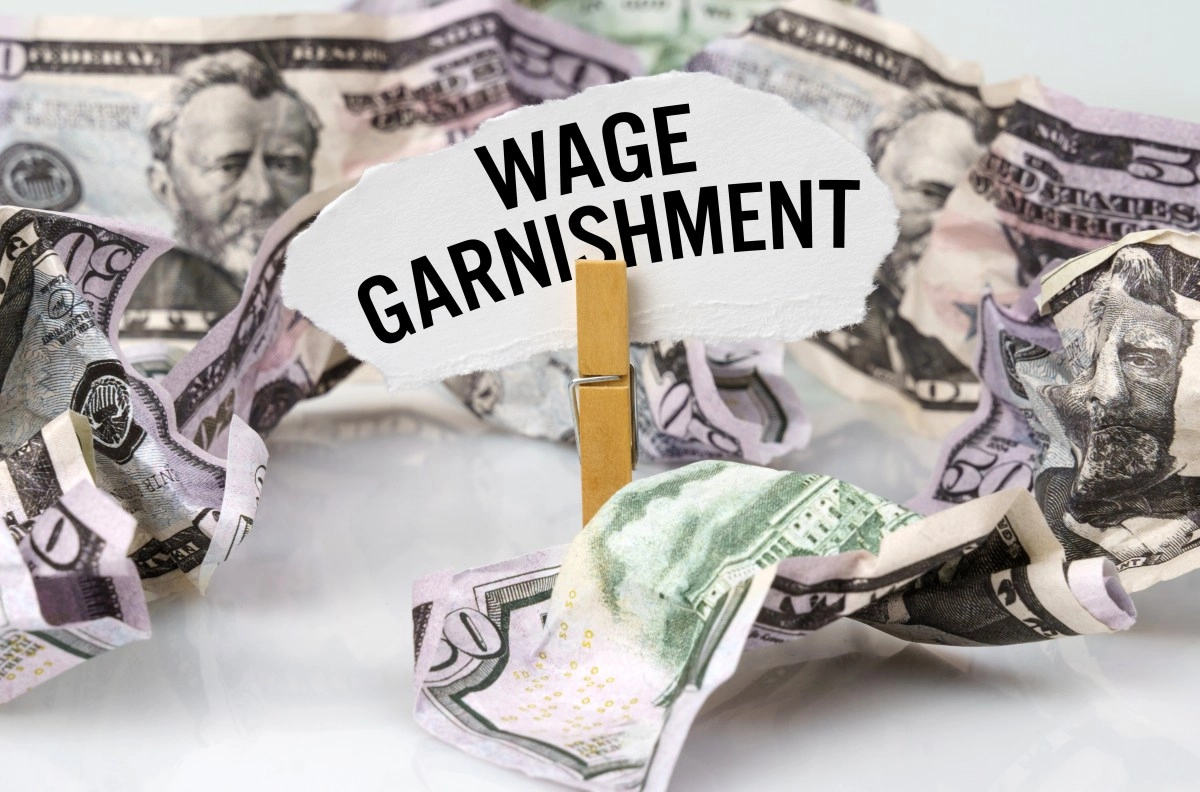 Can I save myself from a wage garnishment if I exchange my bank money