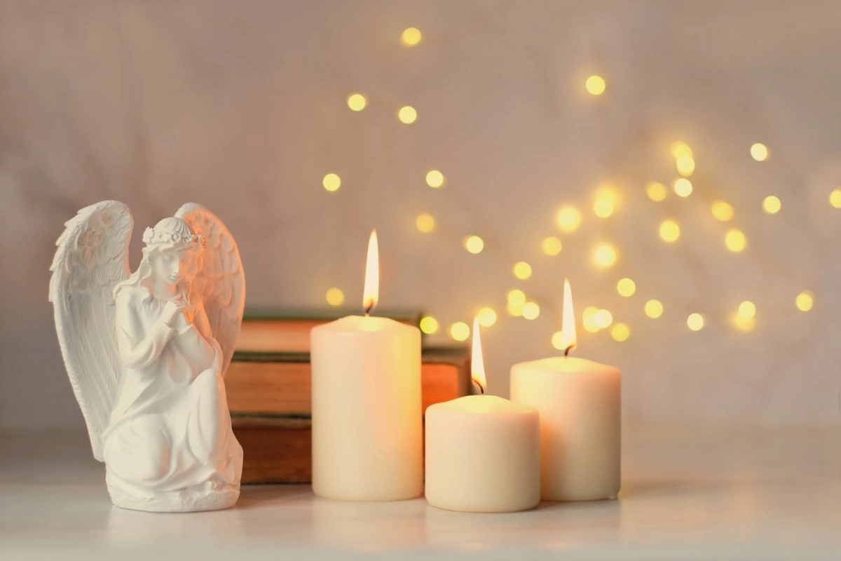 How to prepare a candle to ask for the protection of angels