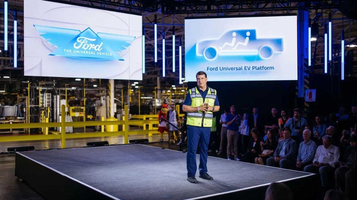 They couldnt hold it Ford showed the cheapest electric in its history