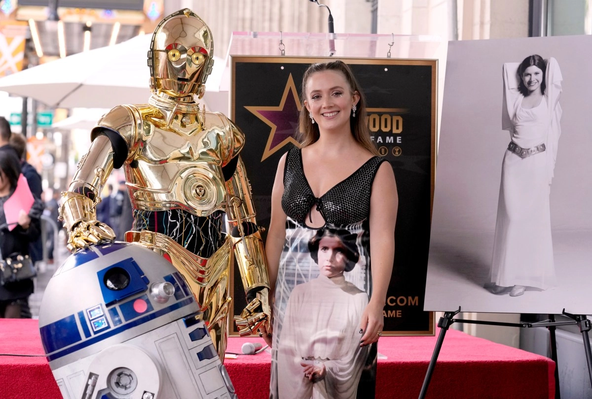 Billie Lourd celebrates Star Wars Day remembering her mother Carrie Fisher