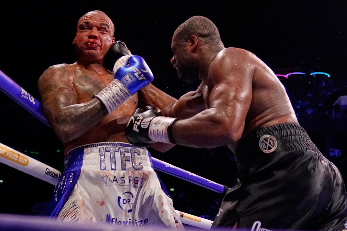 Daniel Dubois knocked out Fabio Wardley in an intense fight in Manchester