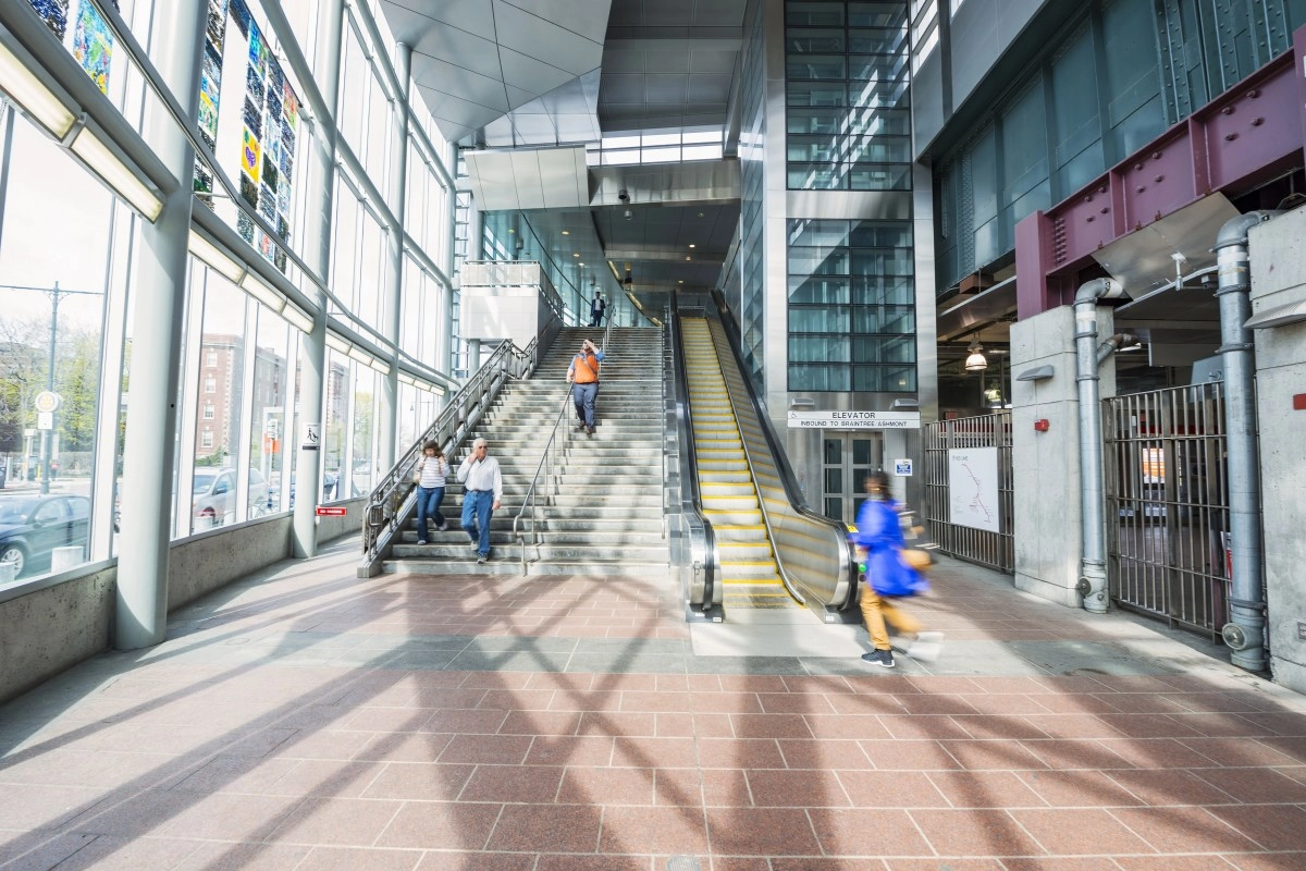 Man died trapped on an escalator in Boston as dozens of people passed him by