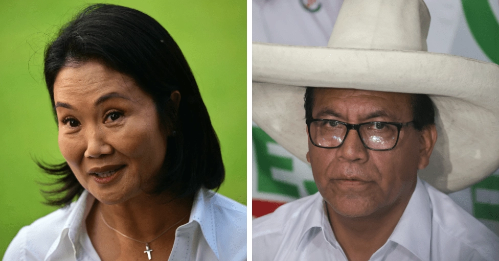 The electoral authority of Peru confirms that Keiko Fujimori and Roberto Snchez will contest the presidency of the country on June 7