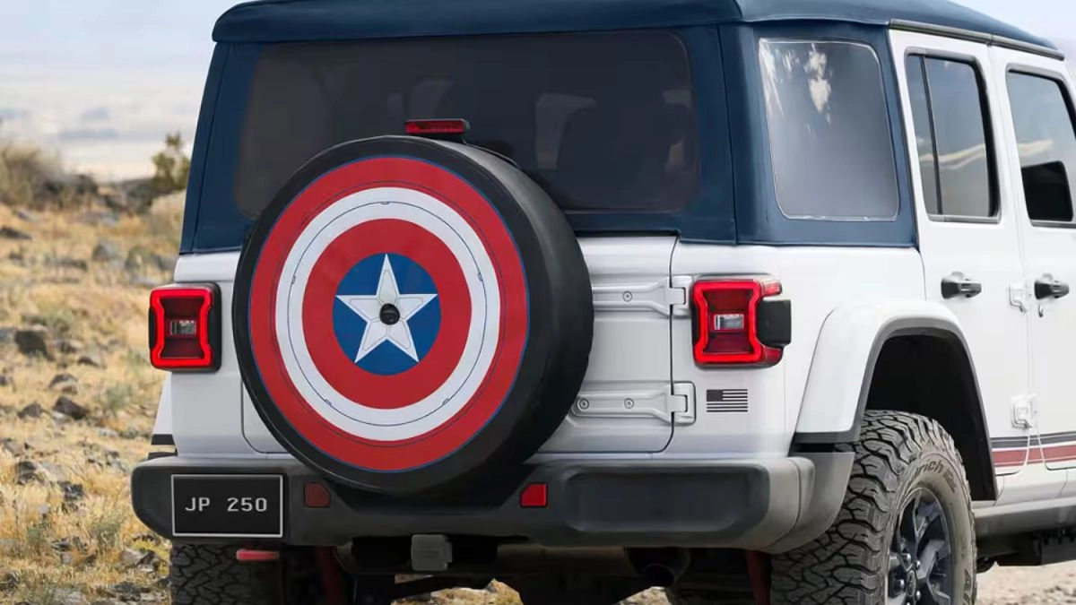 Jeep dresses the Wrangler in the spirit of Captain America