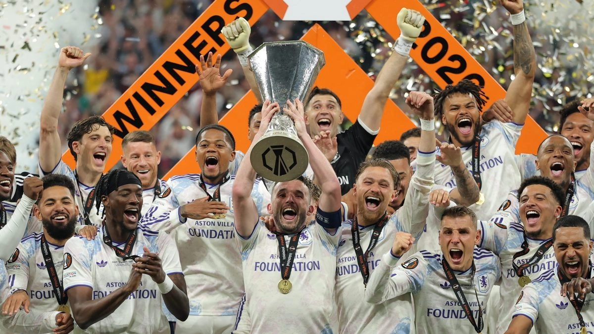 Dibu Martnez and Aston Villa are champions of the Europa League