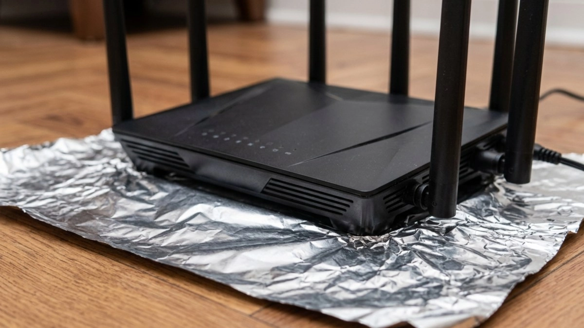 How to improve the WiFi signal with aluminum foil the trick that works