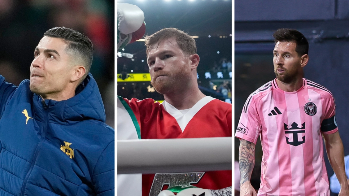 Cristiano Ronaldo Canelo lvarez and Messi the three highestpaid athletes of 2026 on a Forbes list without women