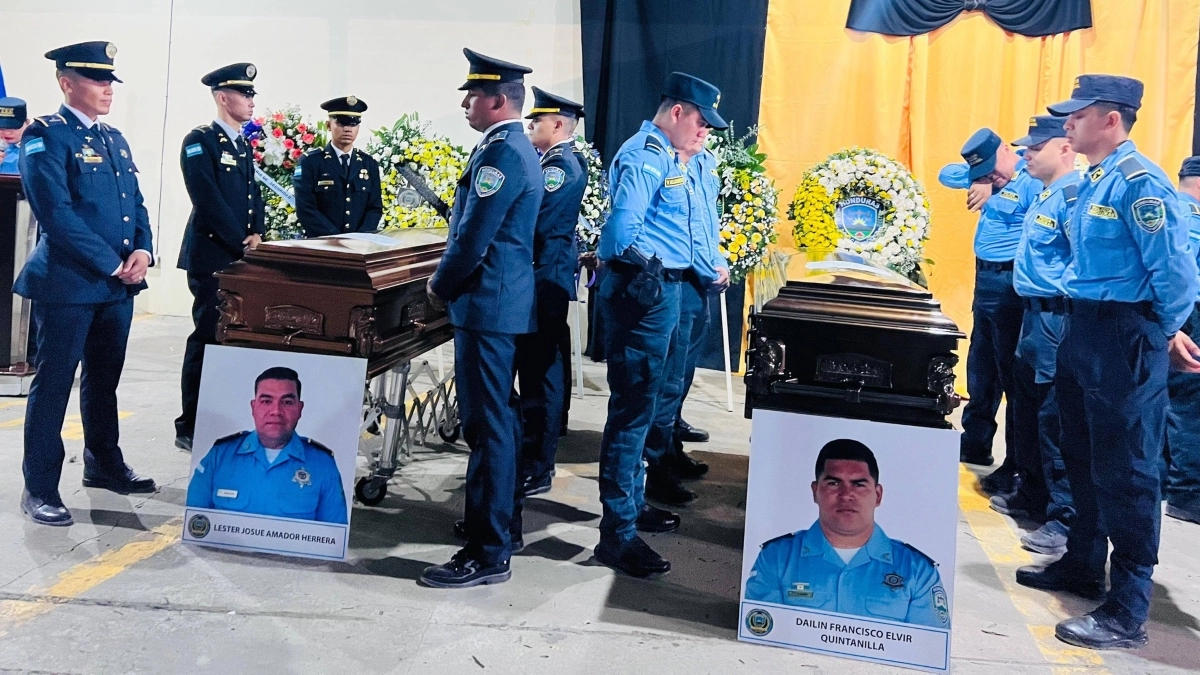 The murder of five police officers in Honduras would be linked to the CJNG