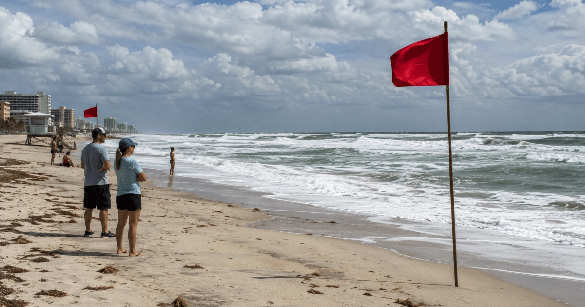 Florida beaches under alert for dangerous currents what to do if the sea drags you away