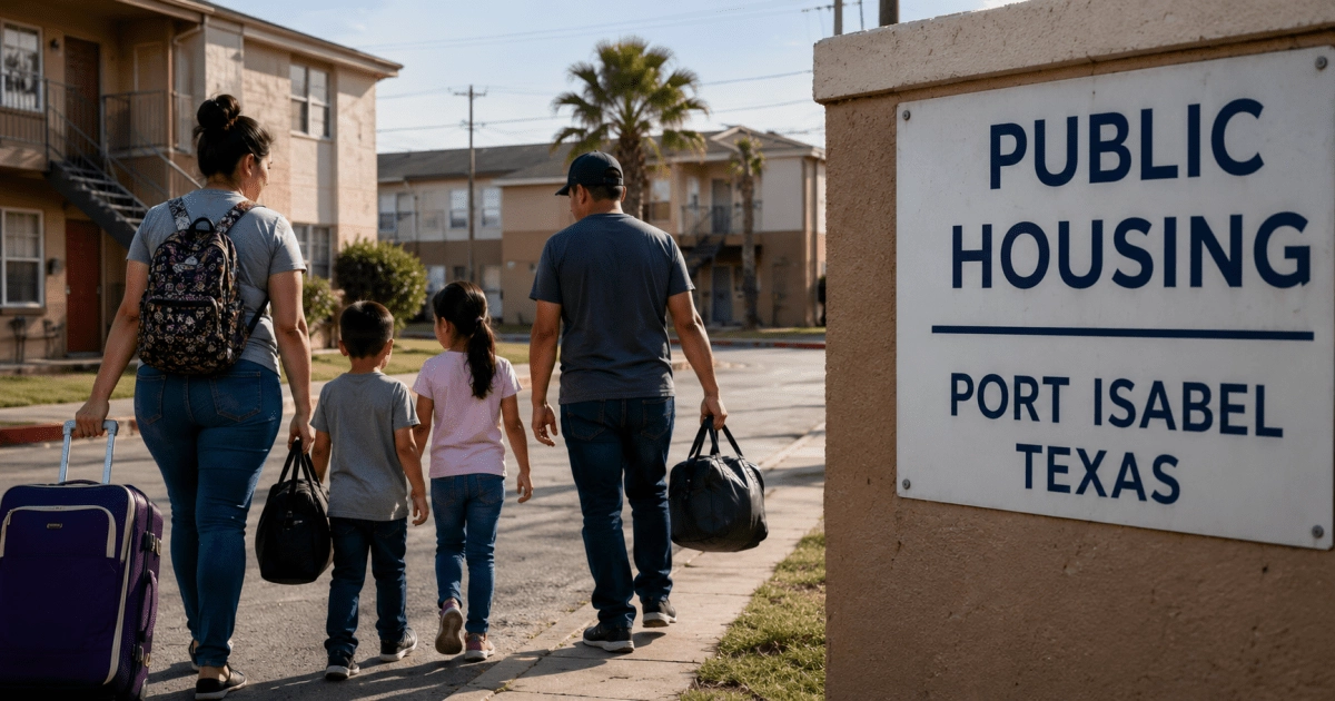 Immigrant families leave public housing in Texas for fear of a federal rule what is known