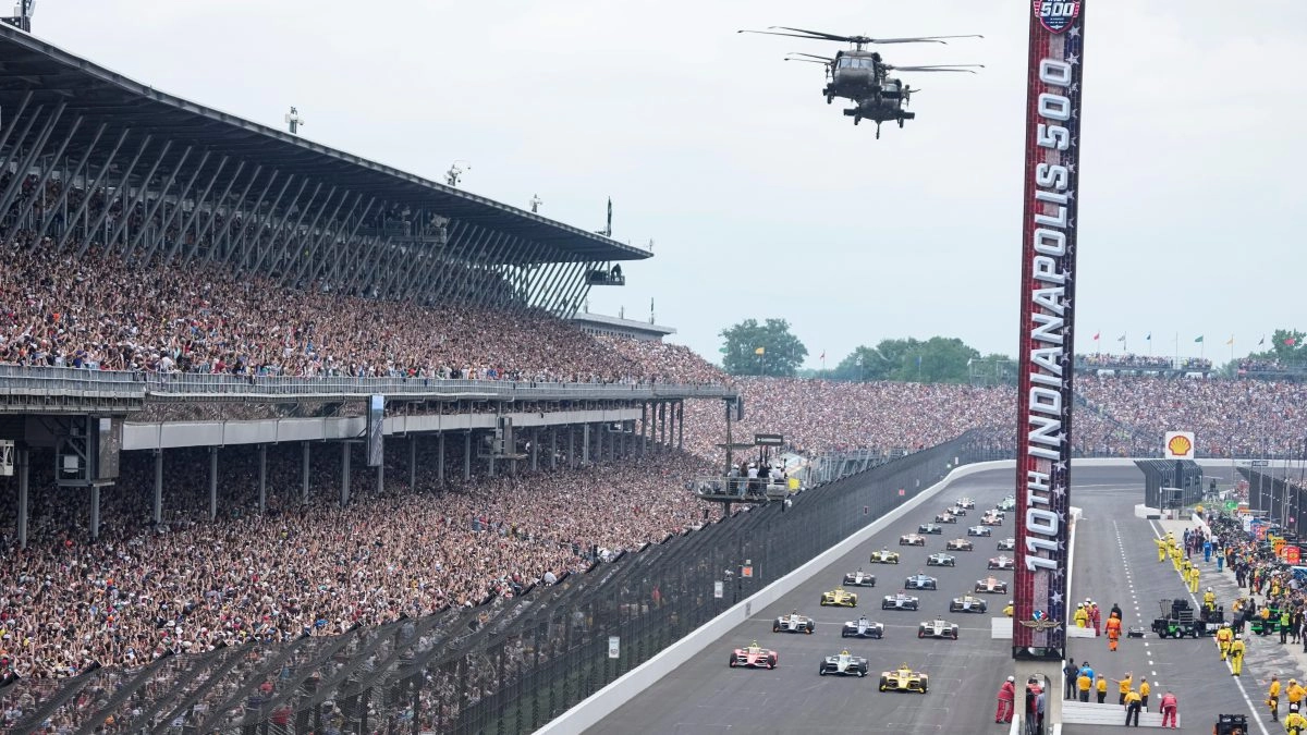 They pay heartfelt tribute to Kyle Busch at the Indianapolis 500