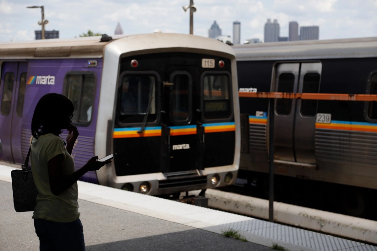 Woman stabbed to death on an Atlanta train at midday suspect was arrested