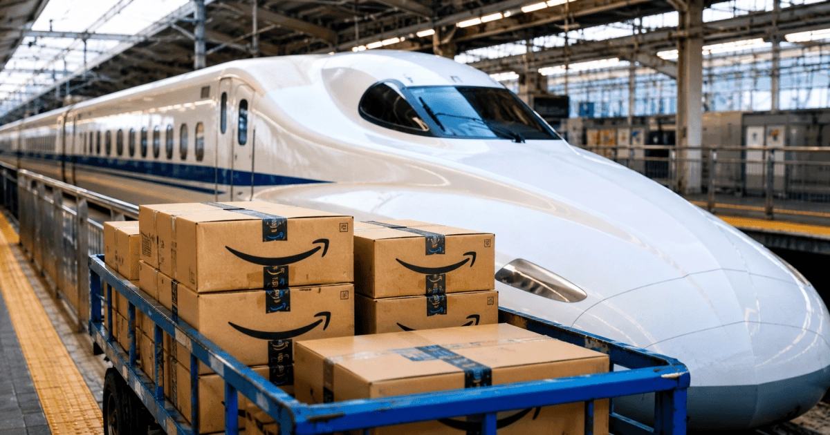 Amazon speeds up its package delivery it now uses bullet trains that travel at 200 miles per hour