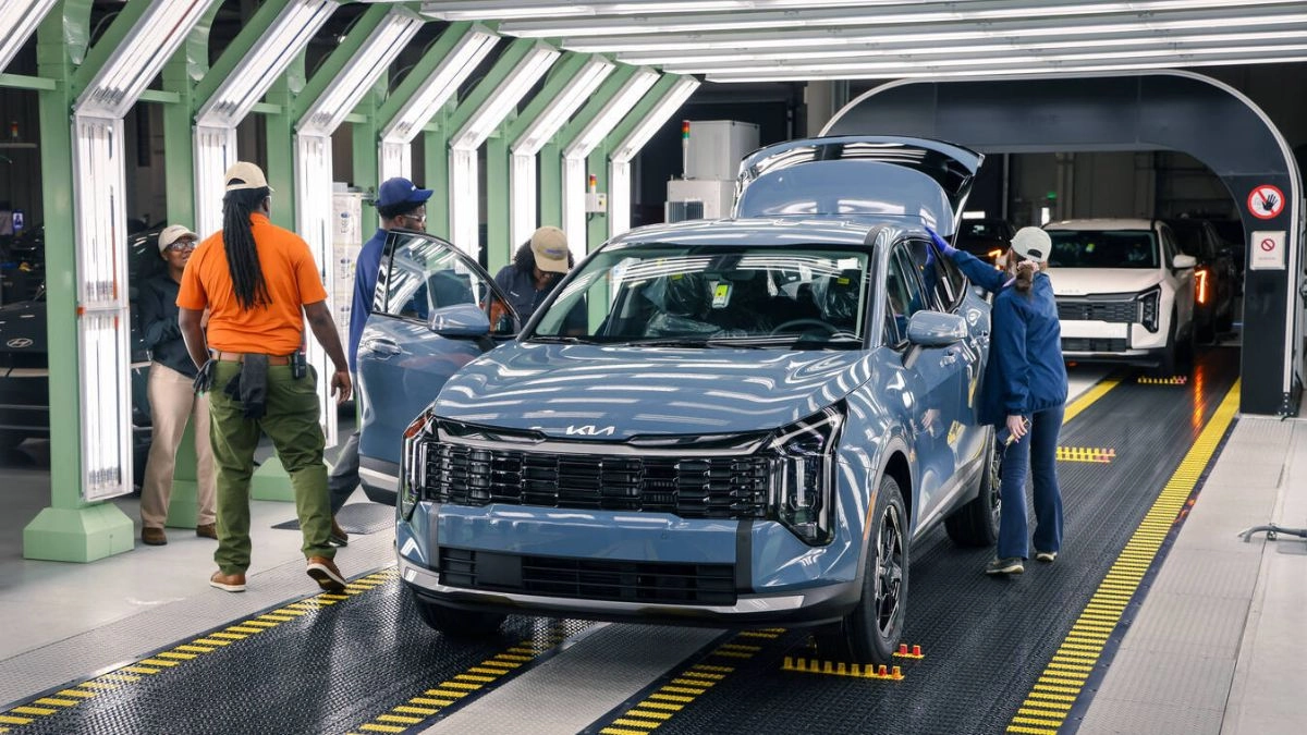 Kia begins production of the 2027 Sportage Hybrid in the US