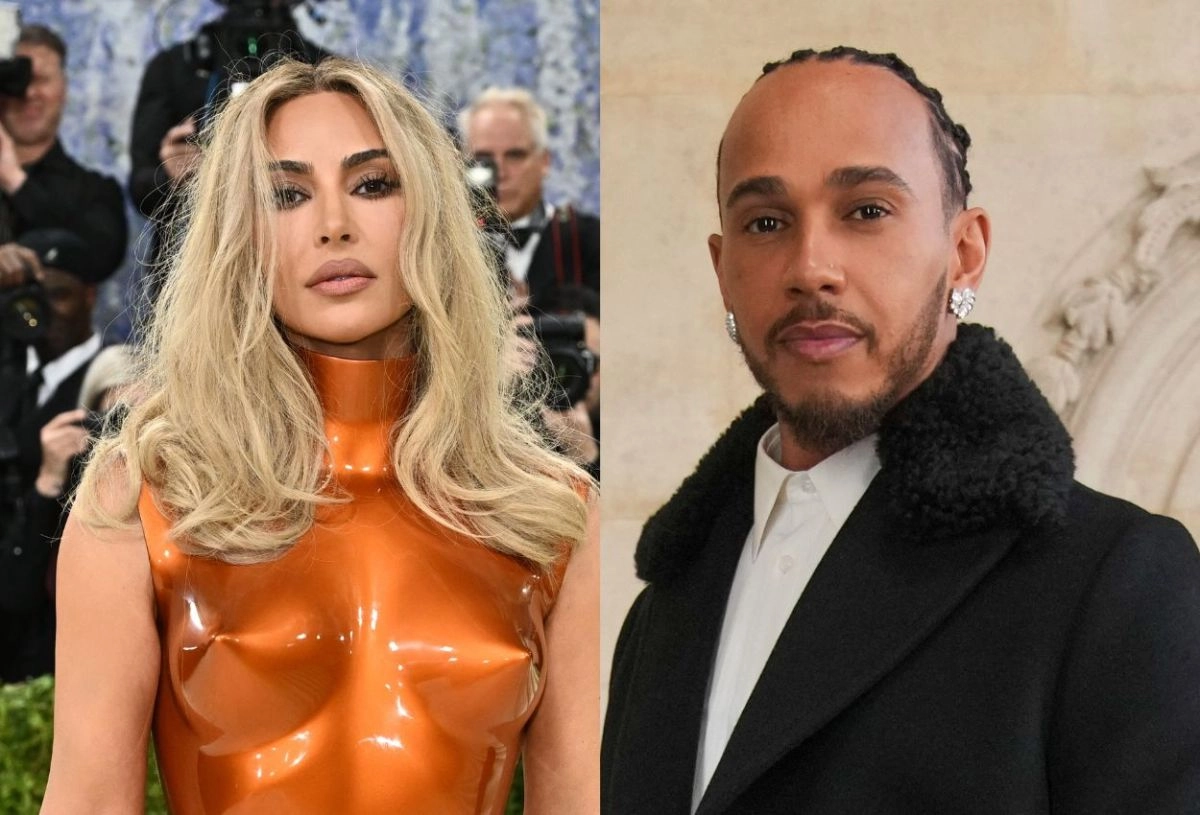 Kim Kardashian shows off her relationship with Lewis Hamilton on Instagram