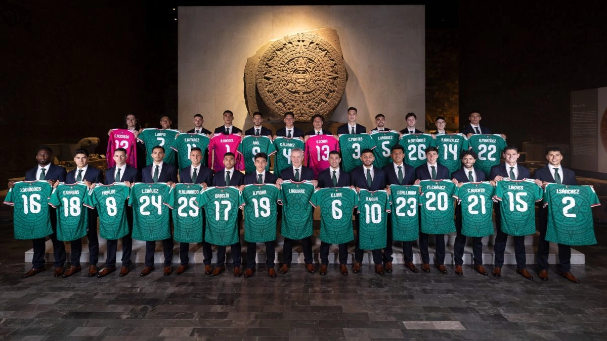 The Mexican team ready to officially compete in the 2026 World Cup