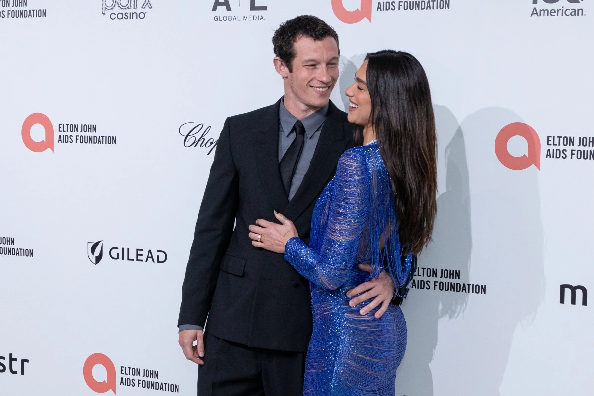Dua Lipa and Callum Turner begin their second wedding celebrations in Italy