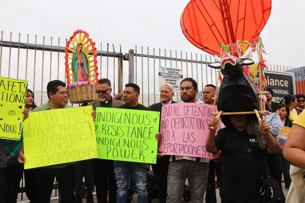 Lucha Zapoteca commemorates the first anniversary of the ICE raids that changed their lives
