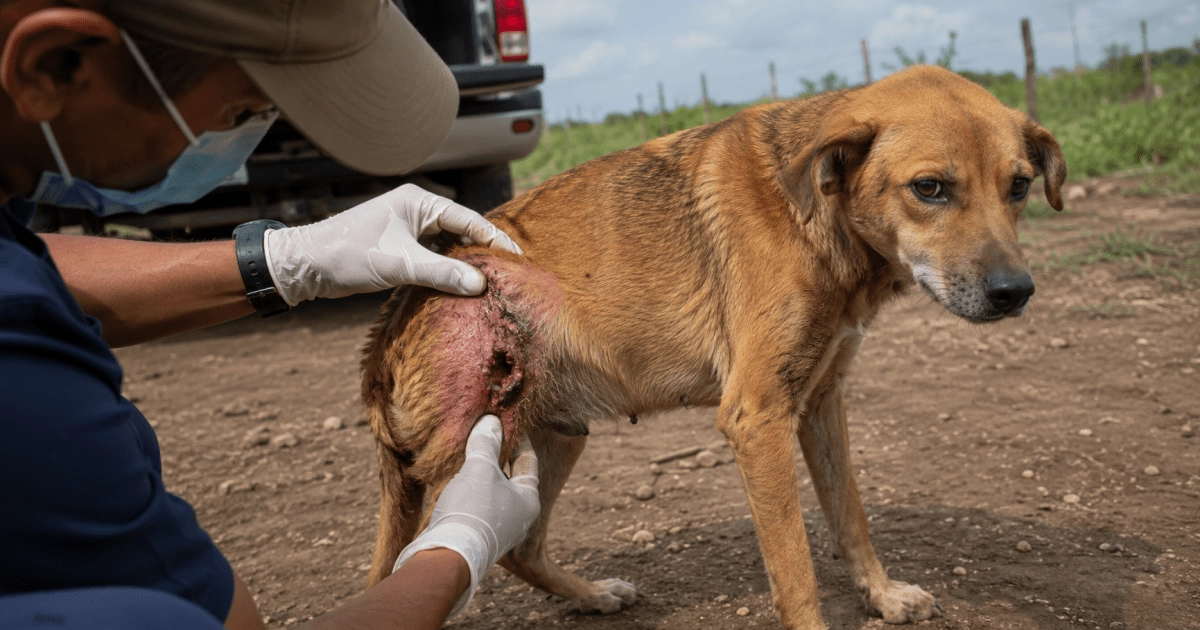 Texas alert for screwworm what risk there is for humans pets and other animals
