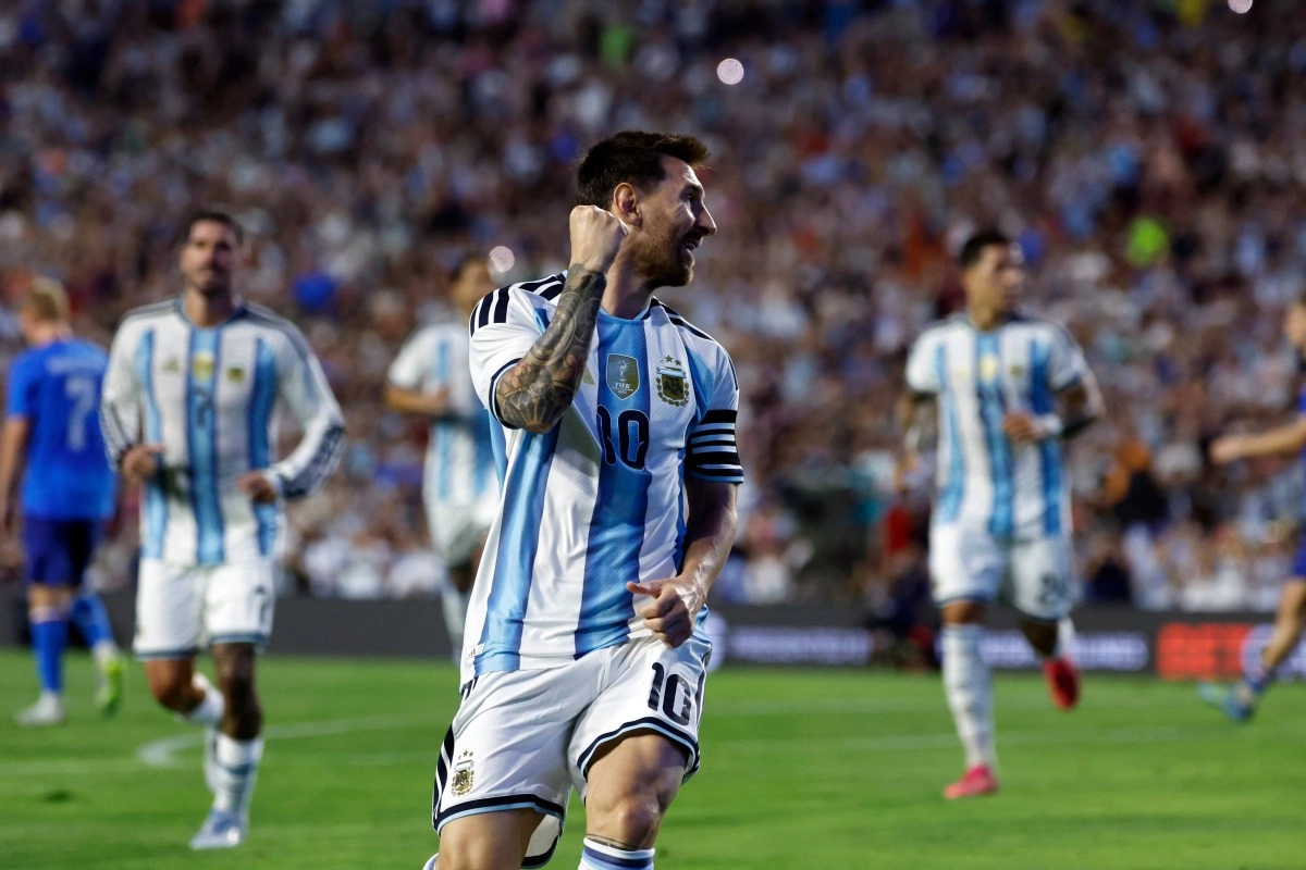 Messi returned with a goal after the injury a week before his debut in his sixth World Cup
