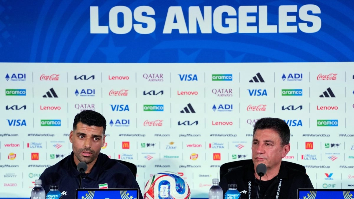 Iran is already in Los Angeles for its debut in the 2026 World Cup and captain Taremi questions visa problems