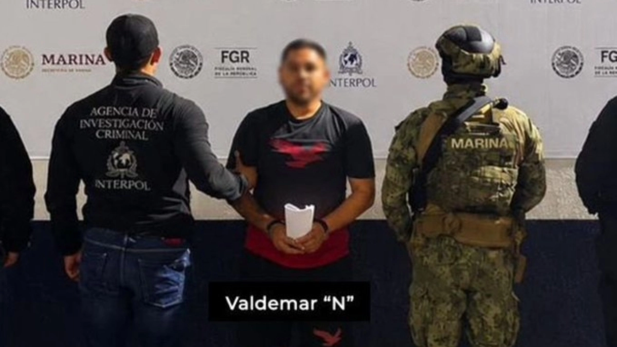 Valdo a member of the Gulf Cartel and former member of the CJNG wanted by the US is captured in Colima