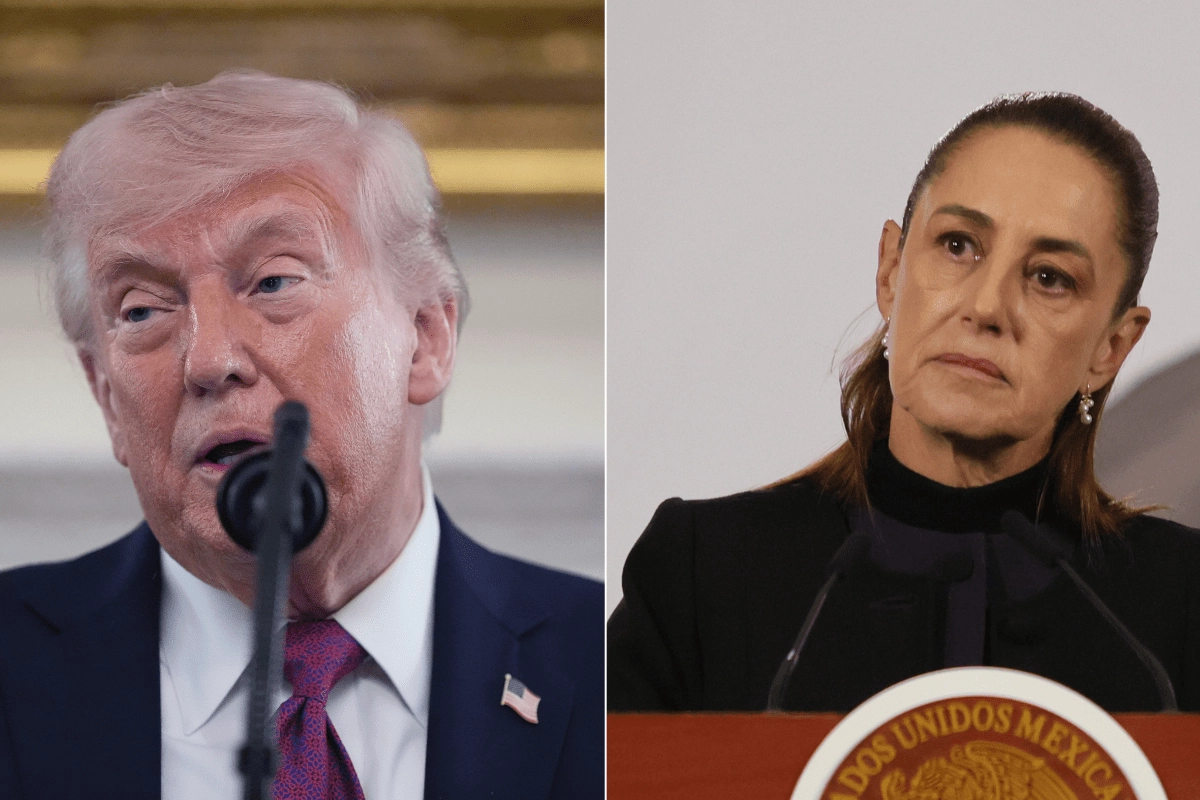 Trump attacks Claudia Sheinbaum for cartels She is a very scared woman