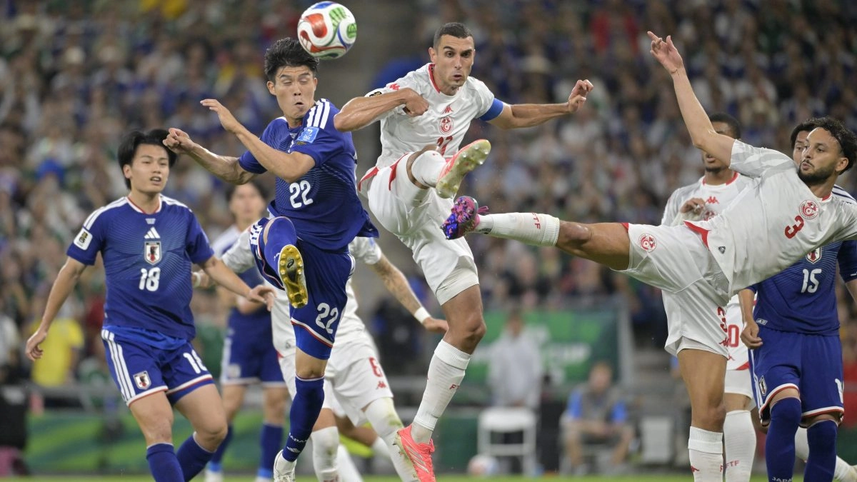 Japan excelled by beating Tunisia 4-0 in the thousandth game in the history of the World Cup