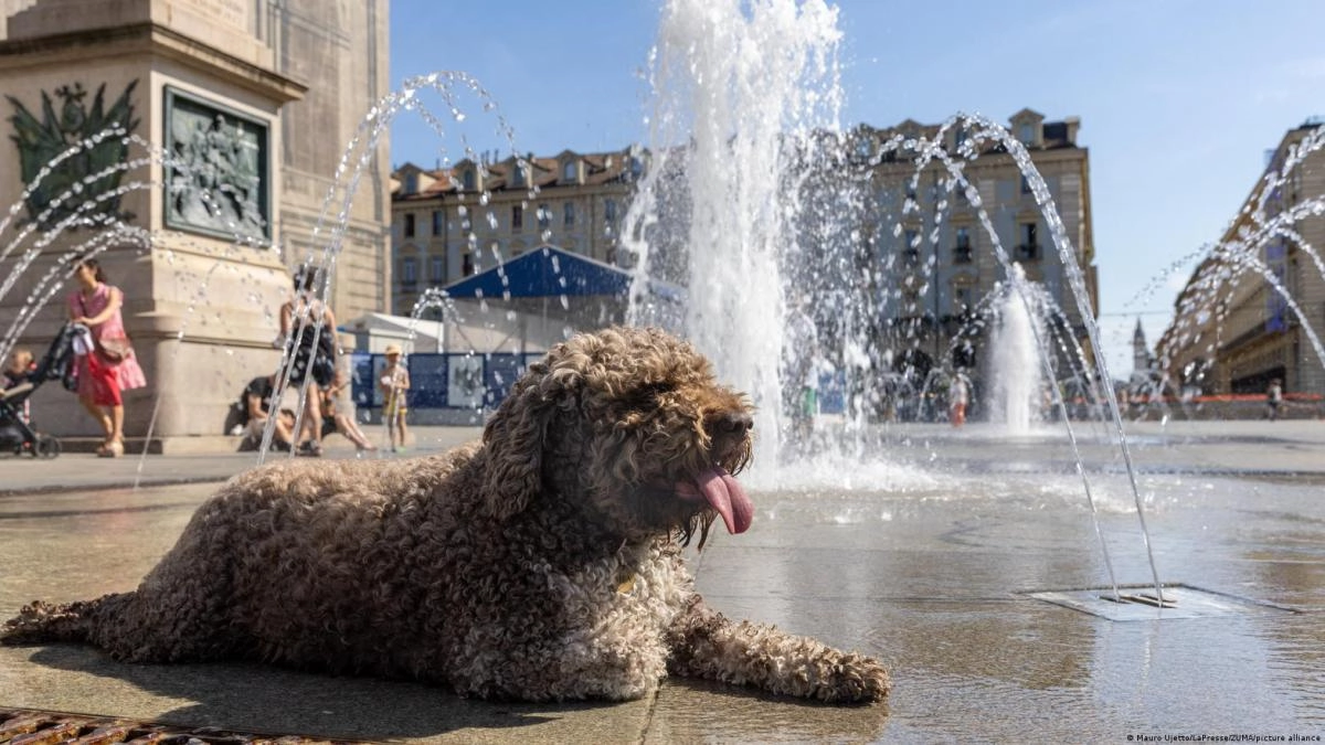 The heat wave worsens in Europe two children die