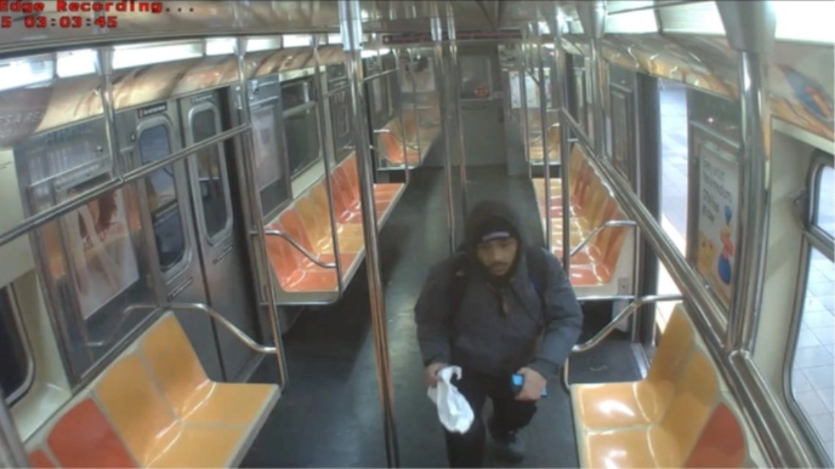 A young man who set fire to a homeless man who was sleeping in the New York subway is sentenced