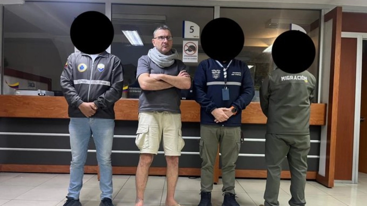 A Briton accused of murdering a woman in Colombia and putting her body in a suitcase is captured in Ecuador
