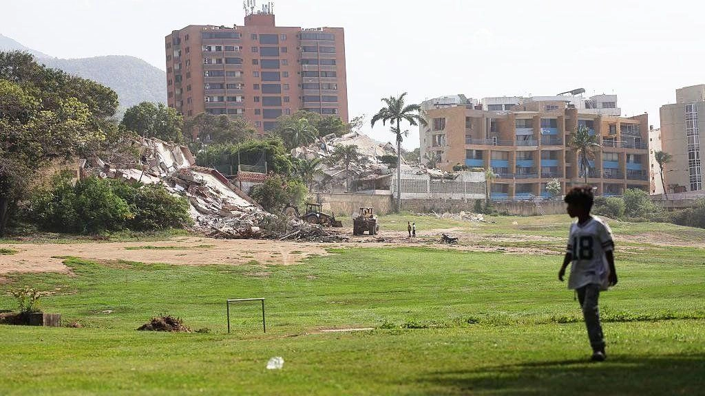 The golf course in La Guaira that was a symbol of opulence and is now the epicenter of the disaster after the earthquakes in Venezuela