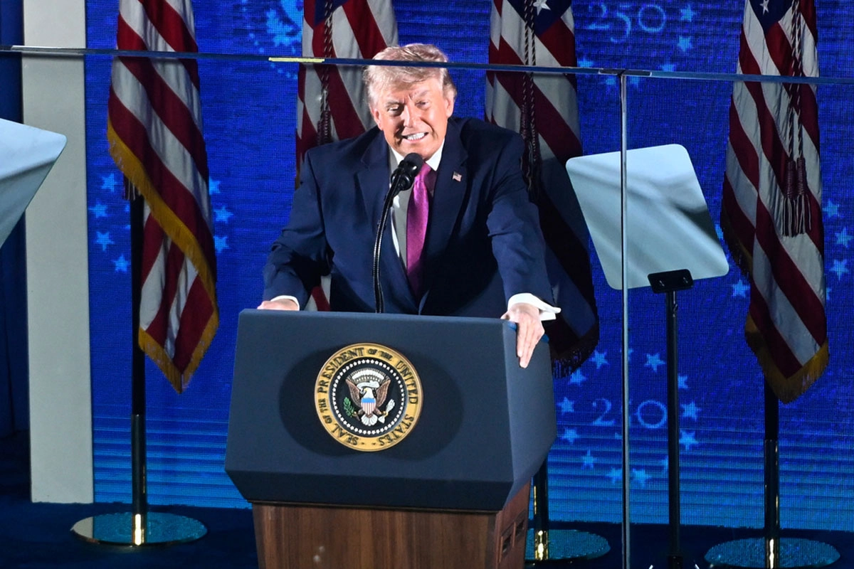 The US is the freest and strongest nation in history says Donald Trump