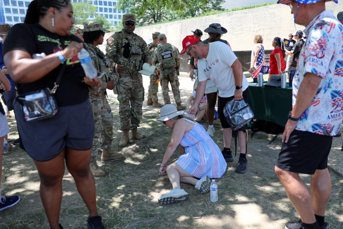 Heat wave and severe storms hit US during 4th of July celebrations