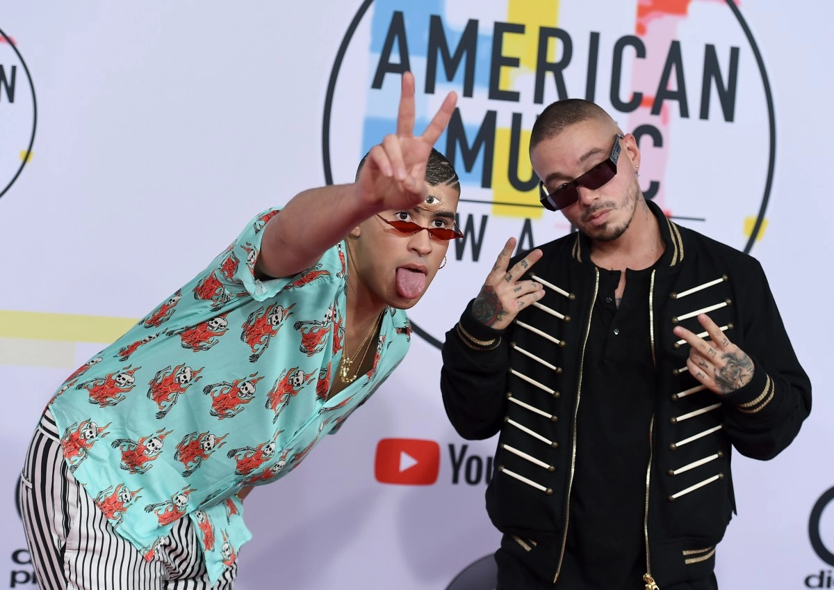 Bad Bunny and J Balvin brought the Latin flavor to Paris in an explosive reunion on stage