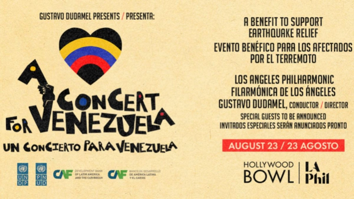 Gustavo Dudamel and the Los Angeles Philharmonic join their talent in A Concert for Venezuela
