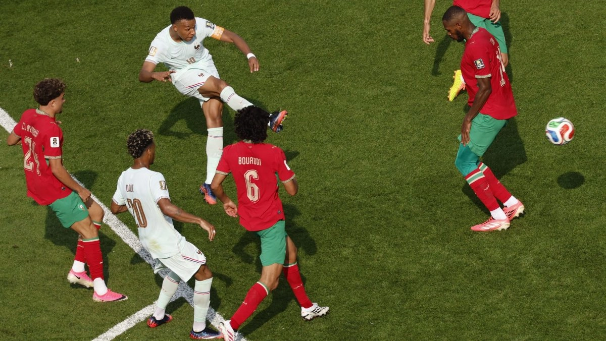 To the semifinals France punishes Moroccos fear 20 and is one step away from the 2026 World Cup final