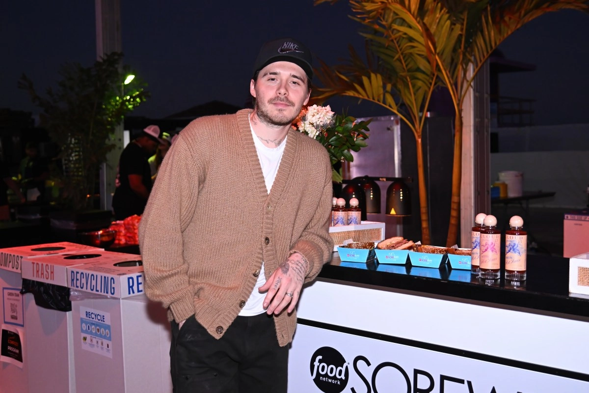 Brooklyn Beckham misses sister Harpers birthday party