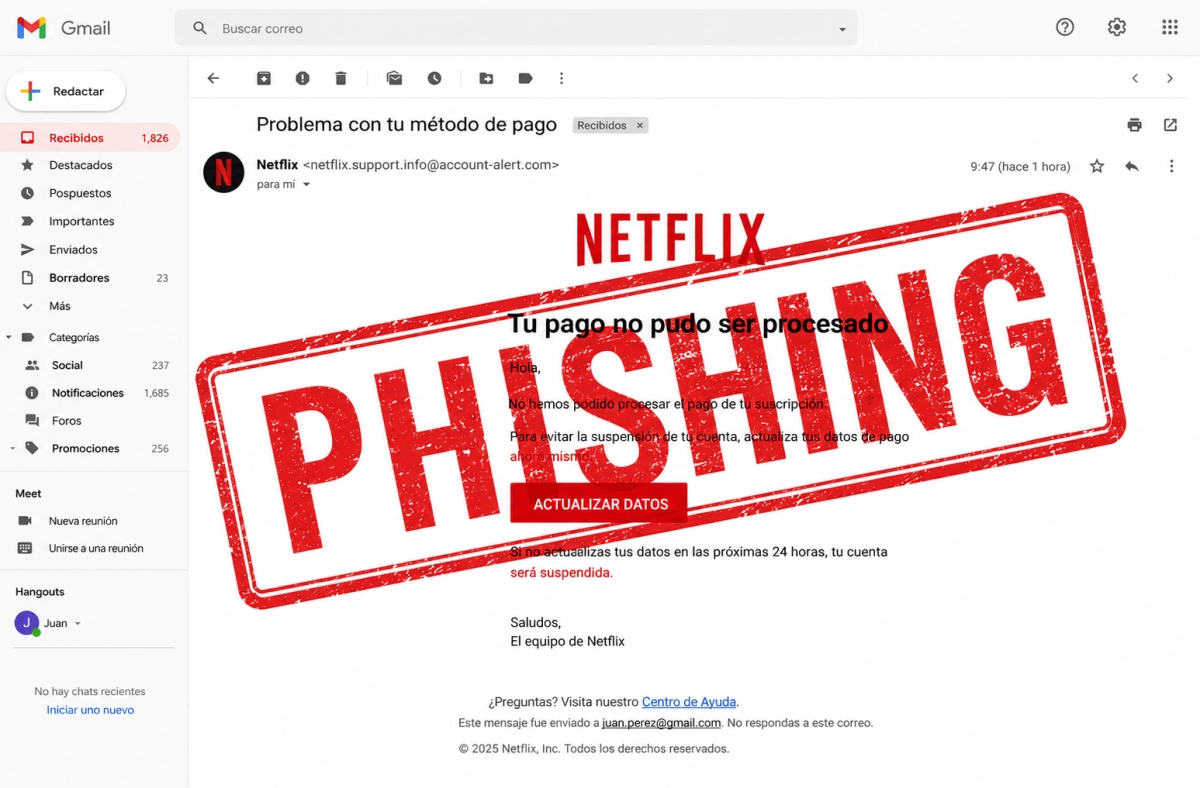 Did you get an urgent email from Netflix It could be a trap