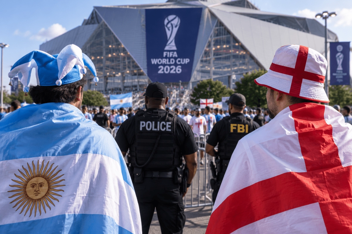 Will there be ICE operations during ArgentinaEngland What is known about security in Atlanta