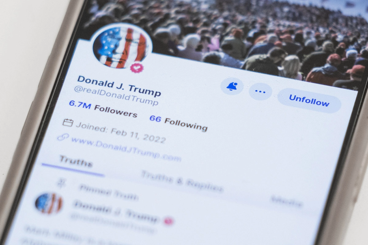 Donald Trumps company will sell realtime access to his publications on Truth Social