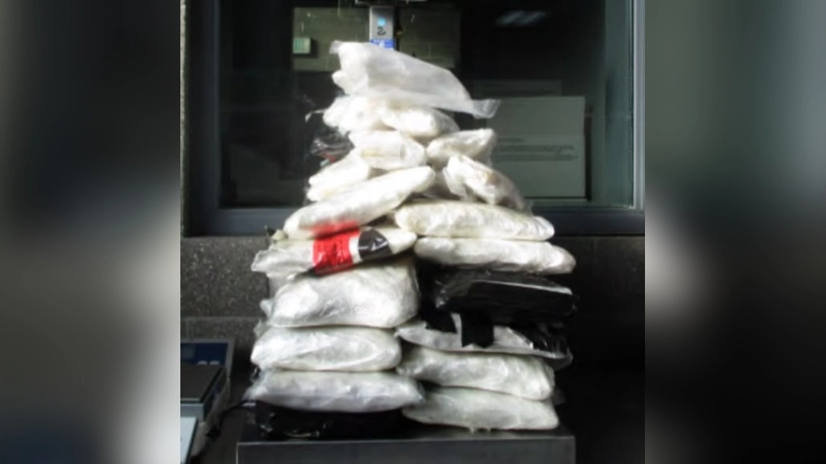CBP detains an American who tried to cross the border with 42 kilos of methamphetamine